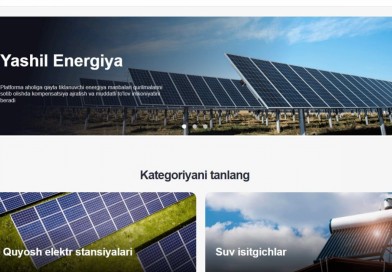 Qayta tiklanuvchi energiya manbalari qurilmalarini imtiyozli asosda sotib olish uchun platforma ishga tushirildi