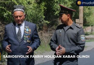 Sariosiyolik faxriy holidan xabar olindi